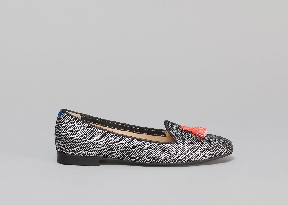 l'exception Slippers Roméo Argent Chatelles