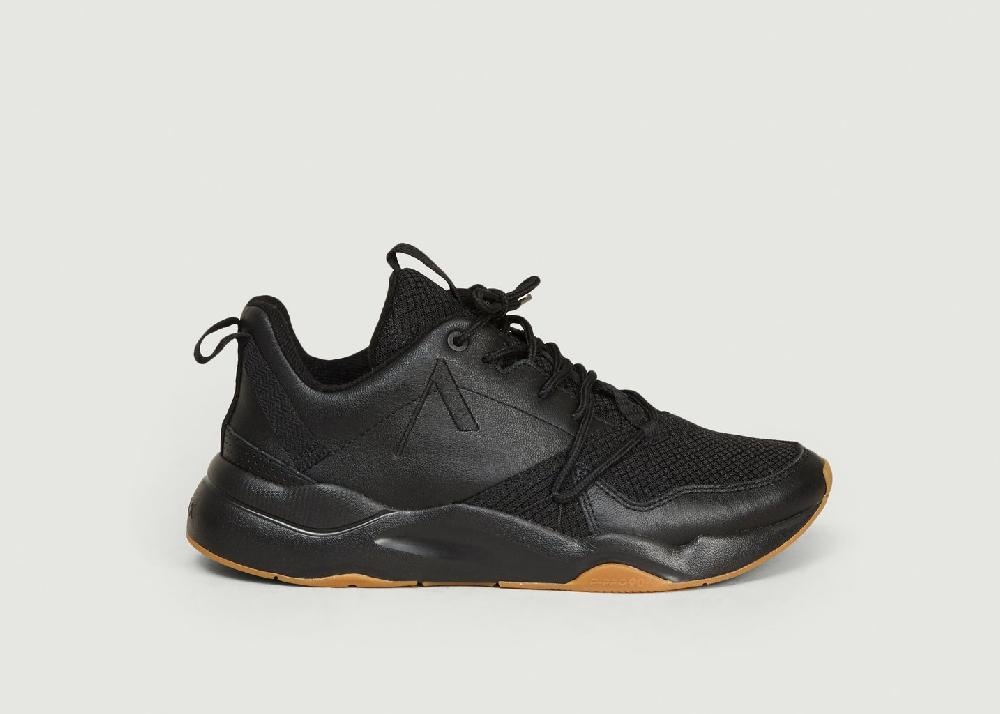 L'exception Sneakers Asymtrix En Mesh Noir Arkk