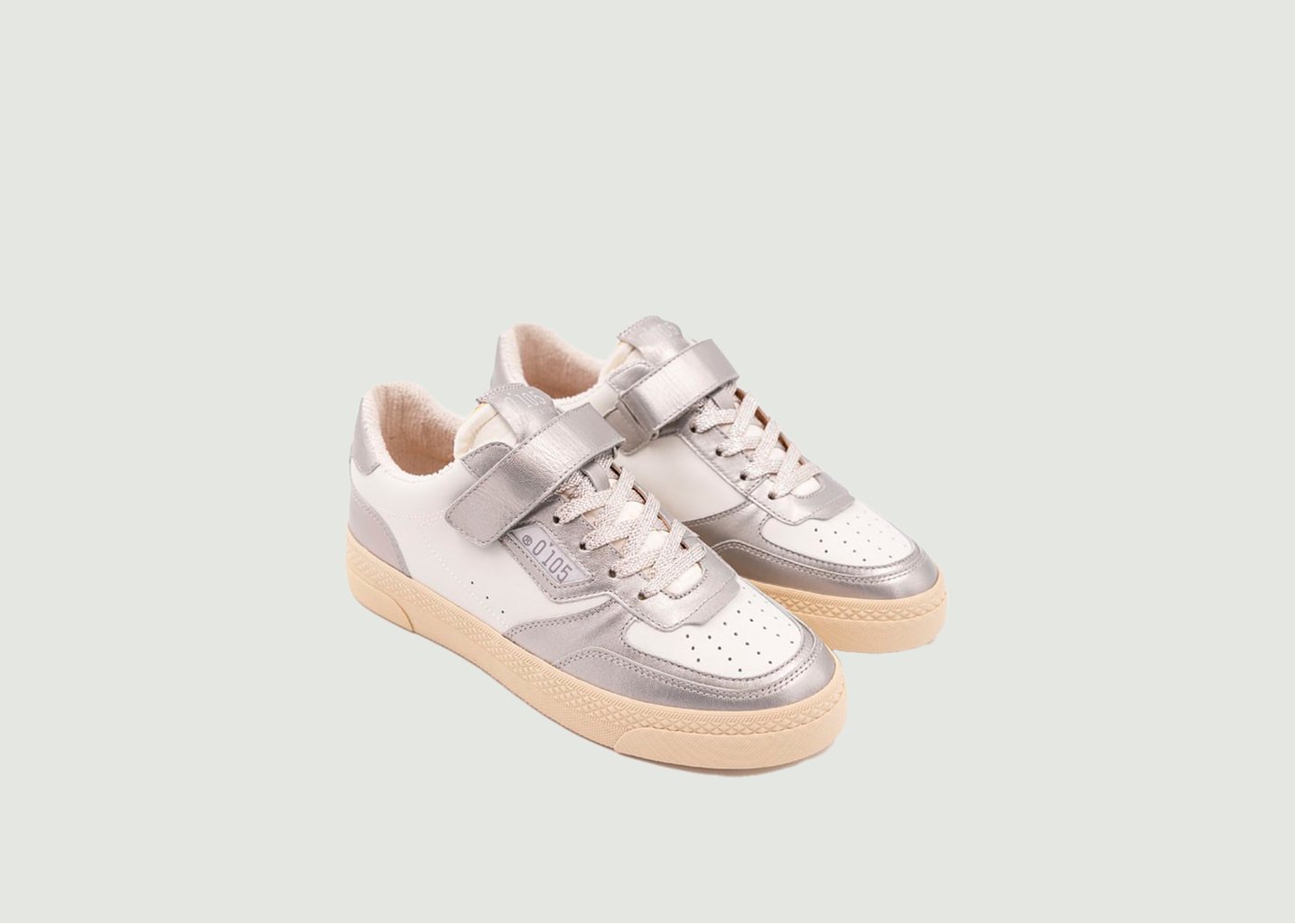 L'exception Sneakers Hazel Argent Zéro Cent Cinq