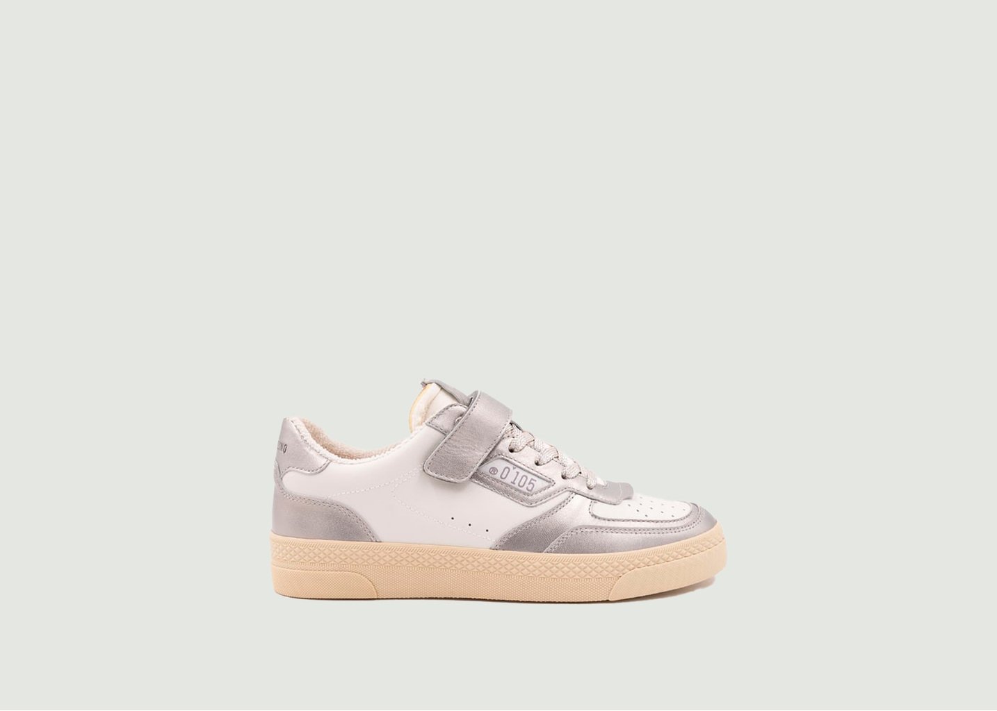 l'exception Sneakers Hazel Argent Zéro cent cinq