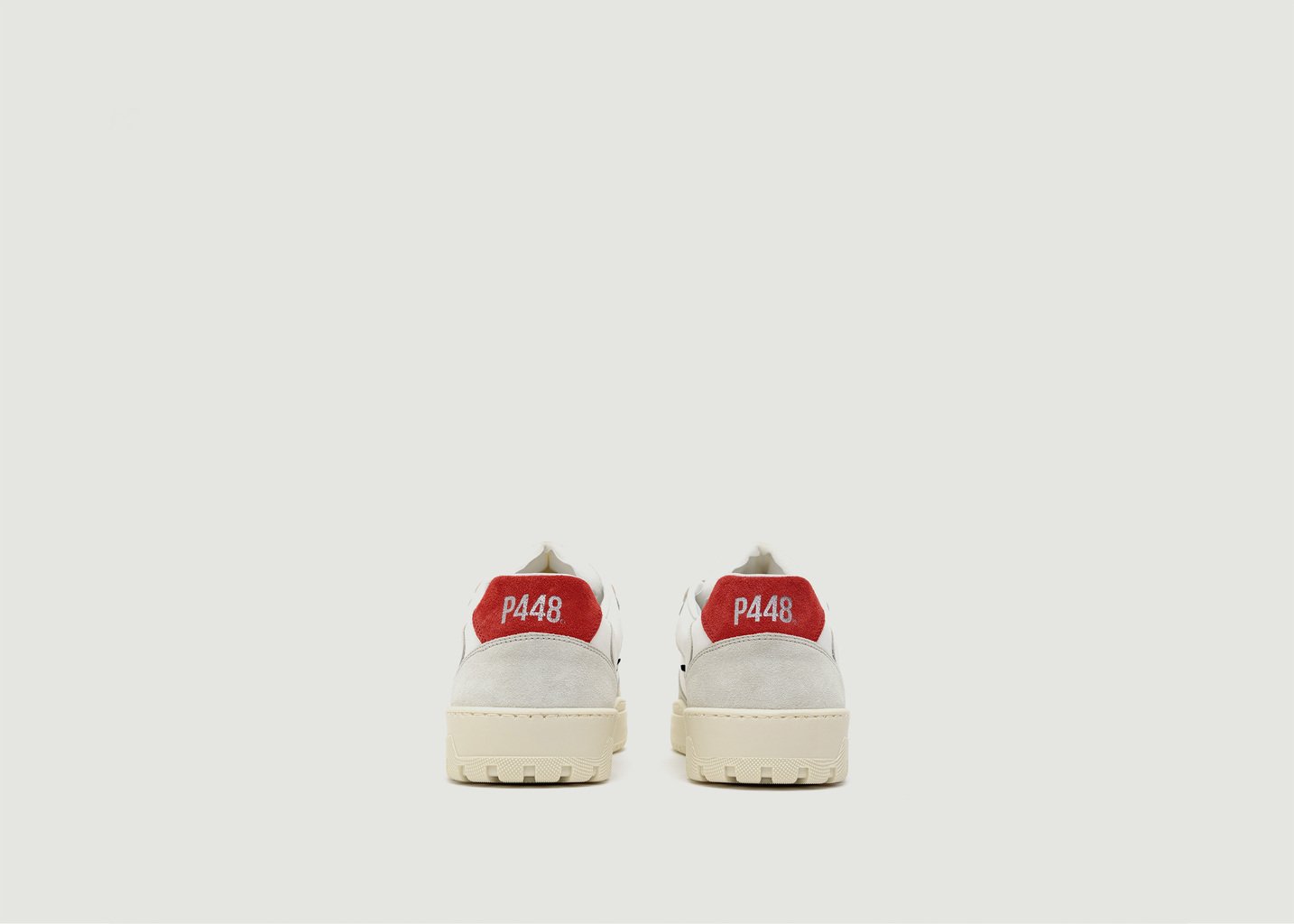 L'exception Sneakers Mason White/Red Blanc P448