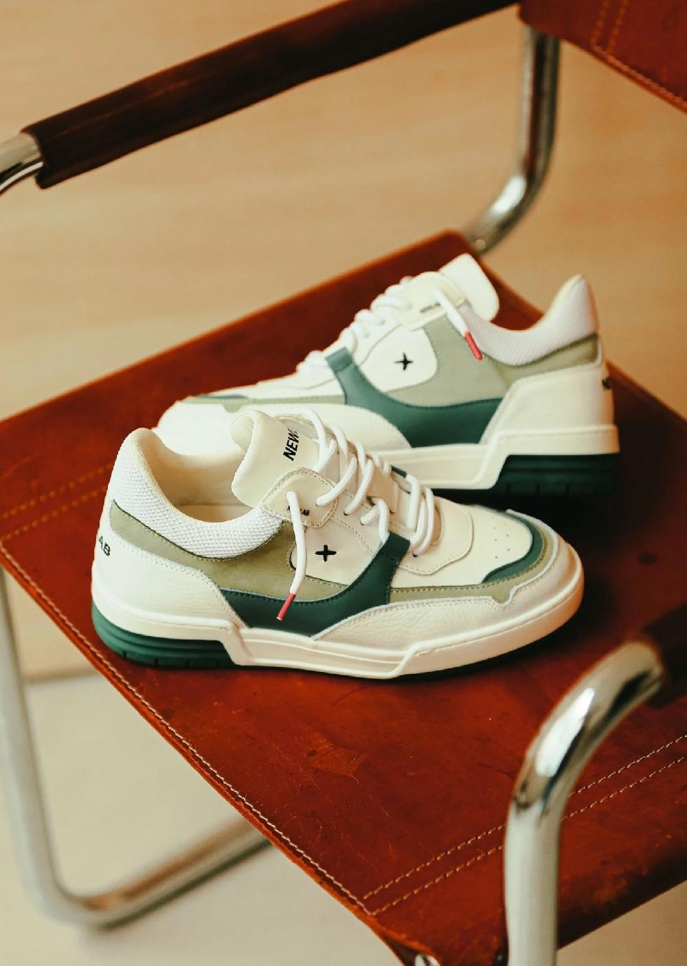 L'exception Sneakers NL12 Vert Bouteille Newlab