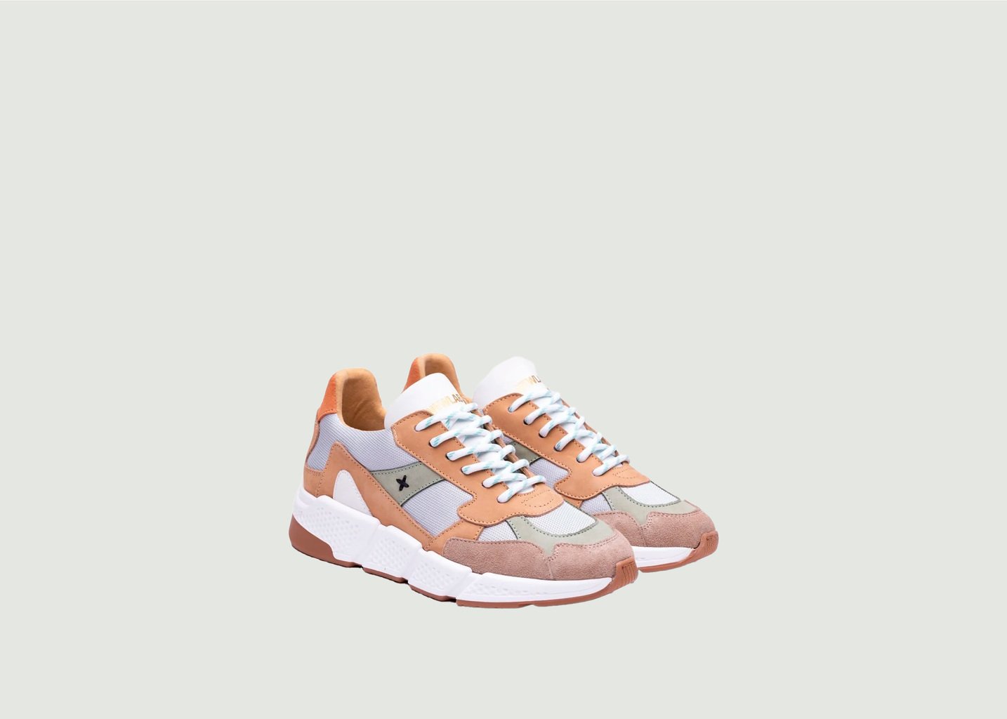 L'exception Sneakers Racer Camel Newlab