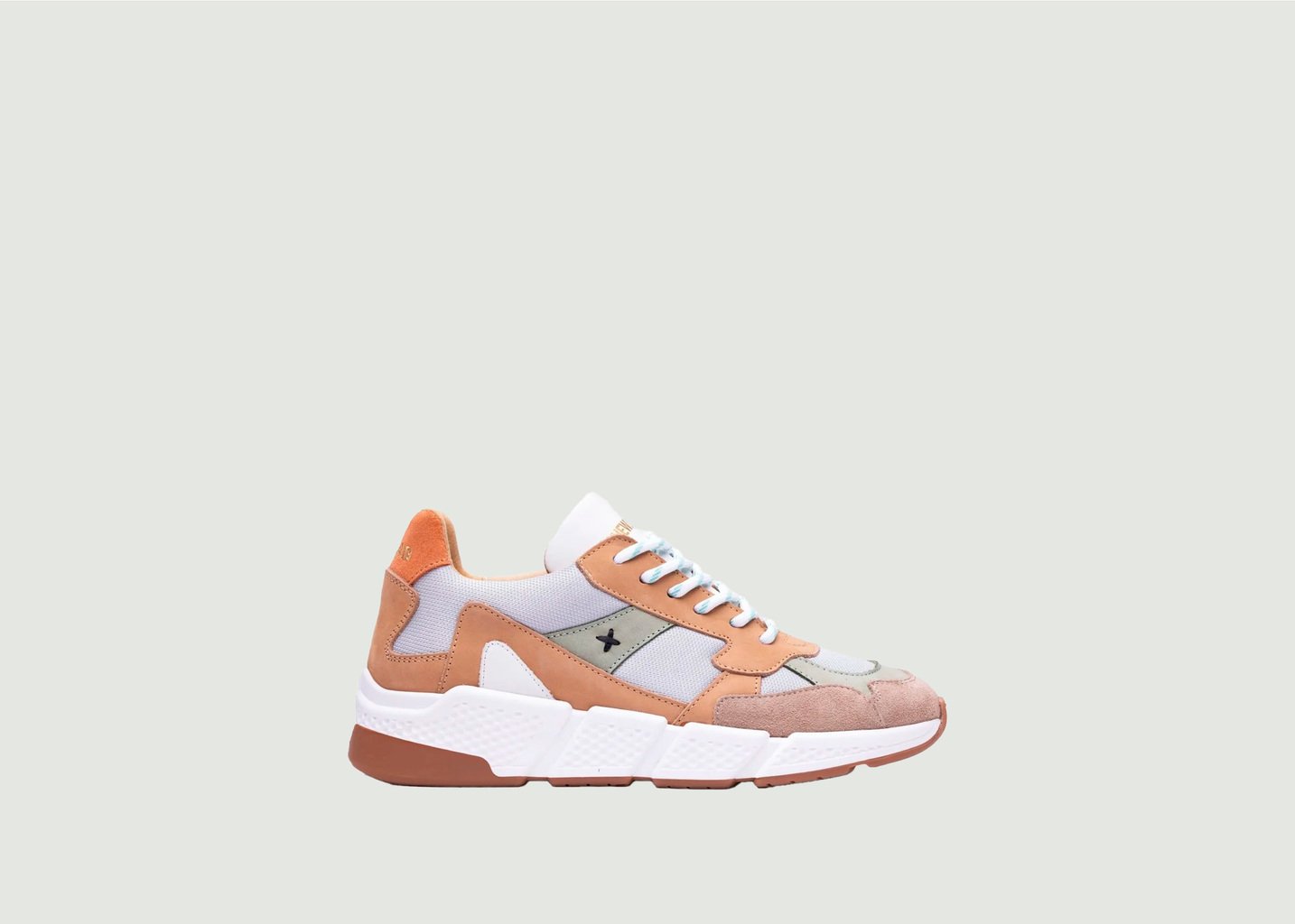 l'exception Sneakers Racer Camel Newlab