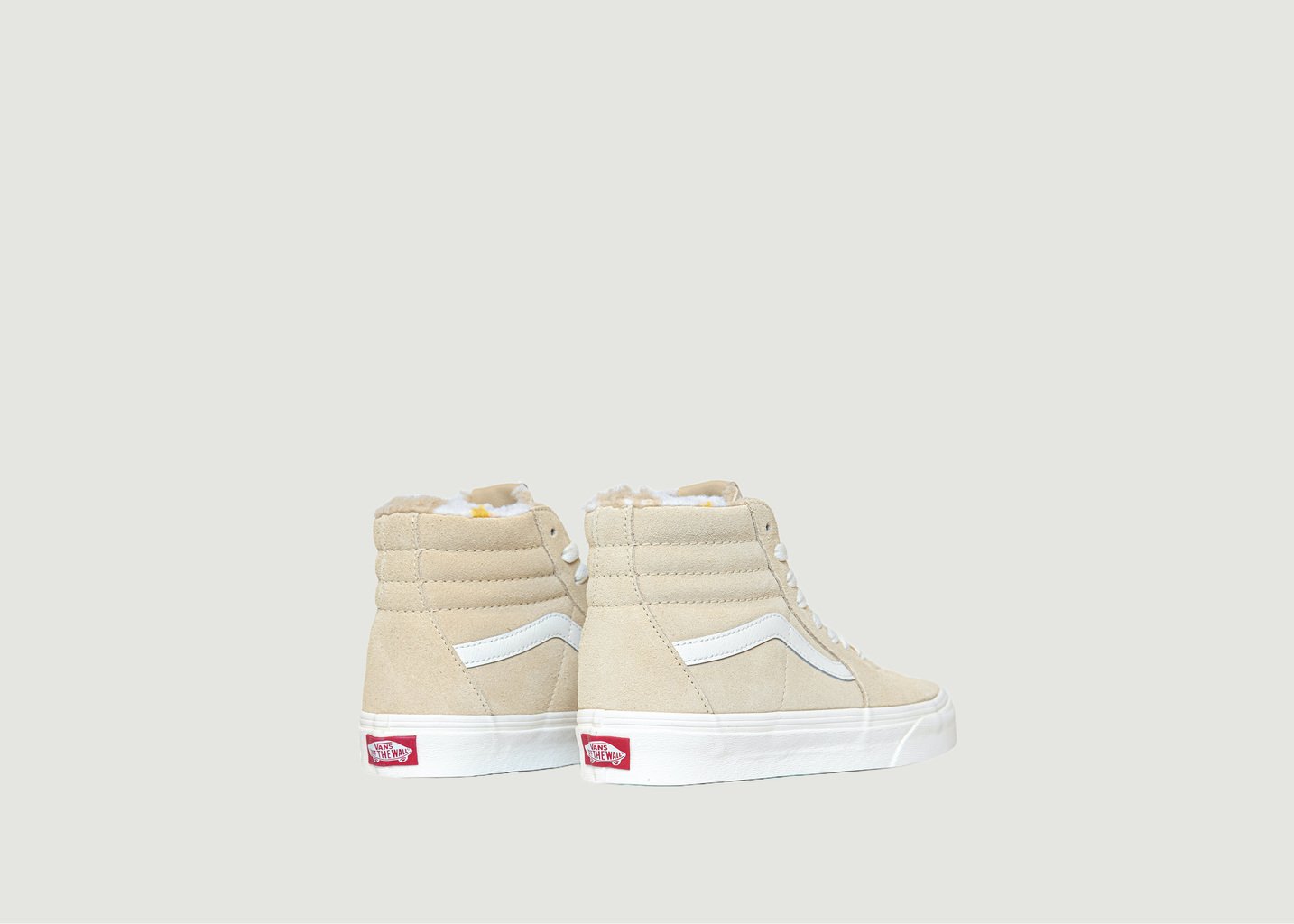 L'exception Sneakers UA SK8 Hi Cozy Hug Beige Vans