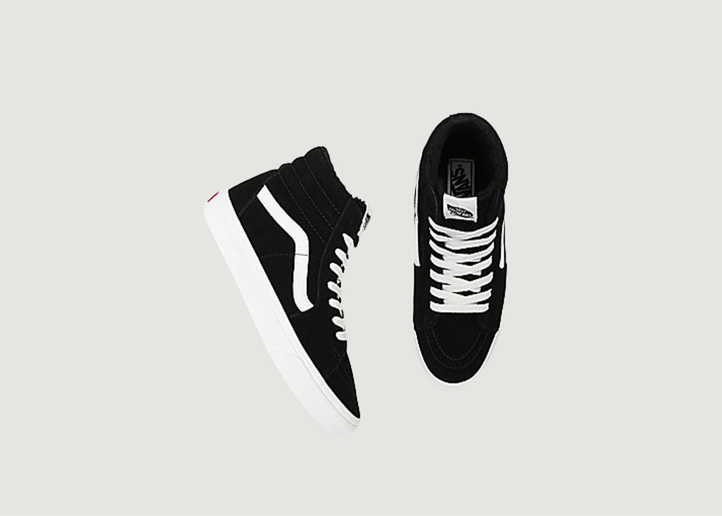 L'exception Sneakers UA SK8 Hi Cozy Hug Noir Vans