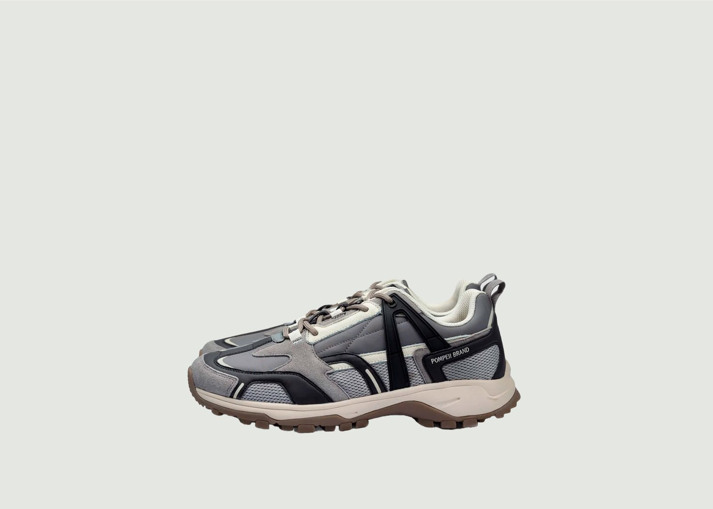 l'exception Sneakers Warp Gris Pompeii Brand