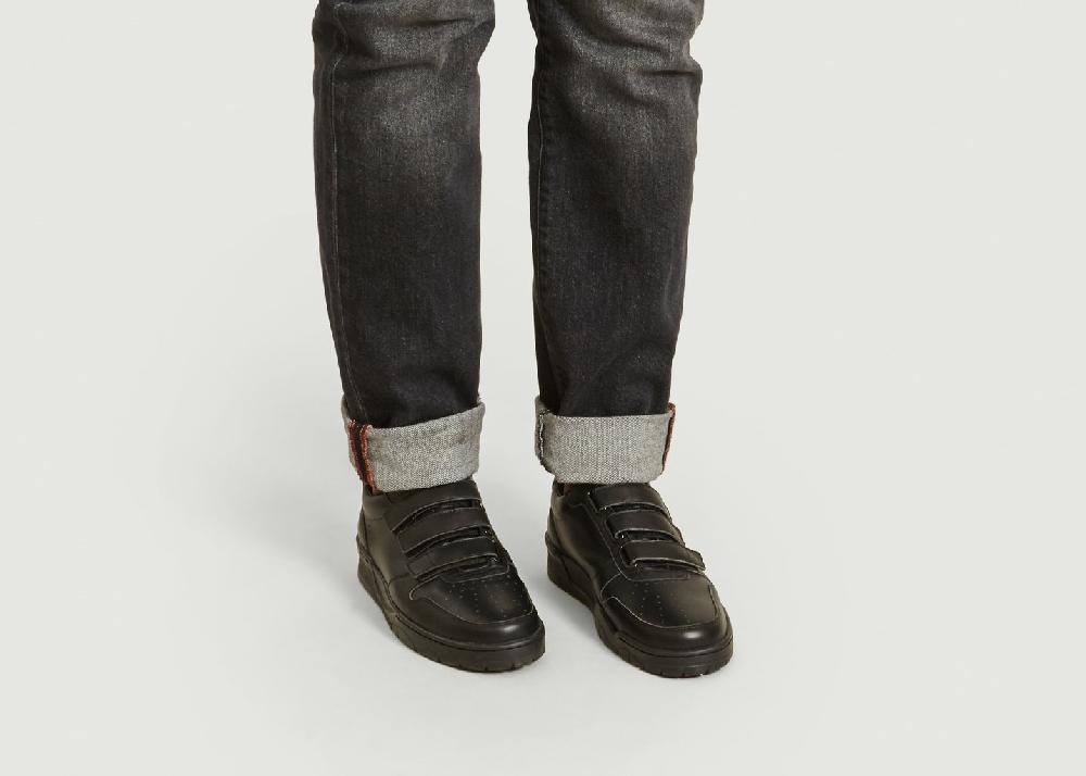 L'exception Sneakers ZSP23 à Velcro Noir Zespa
