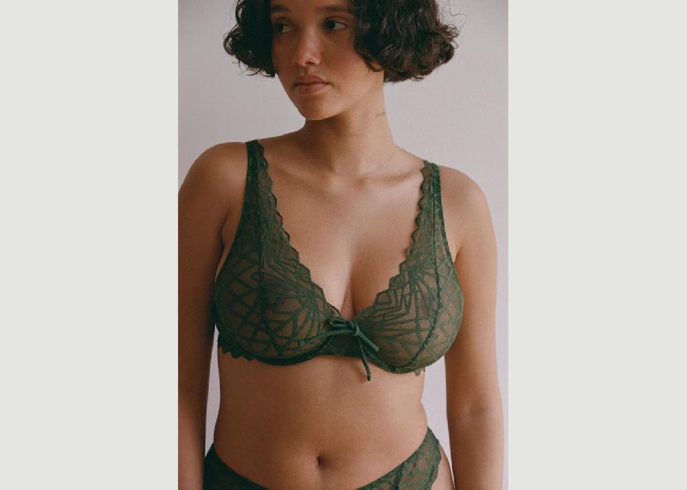 l'exception Soutien Gorge Perito Vert Nénés Paris