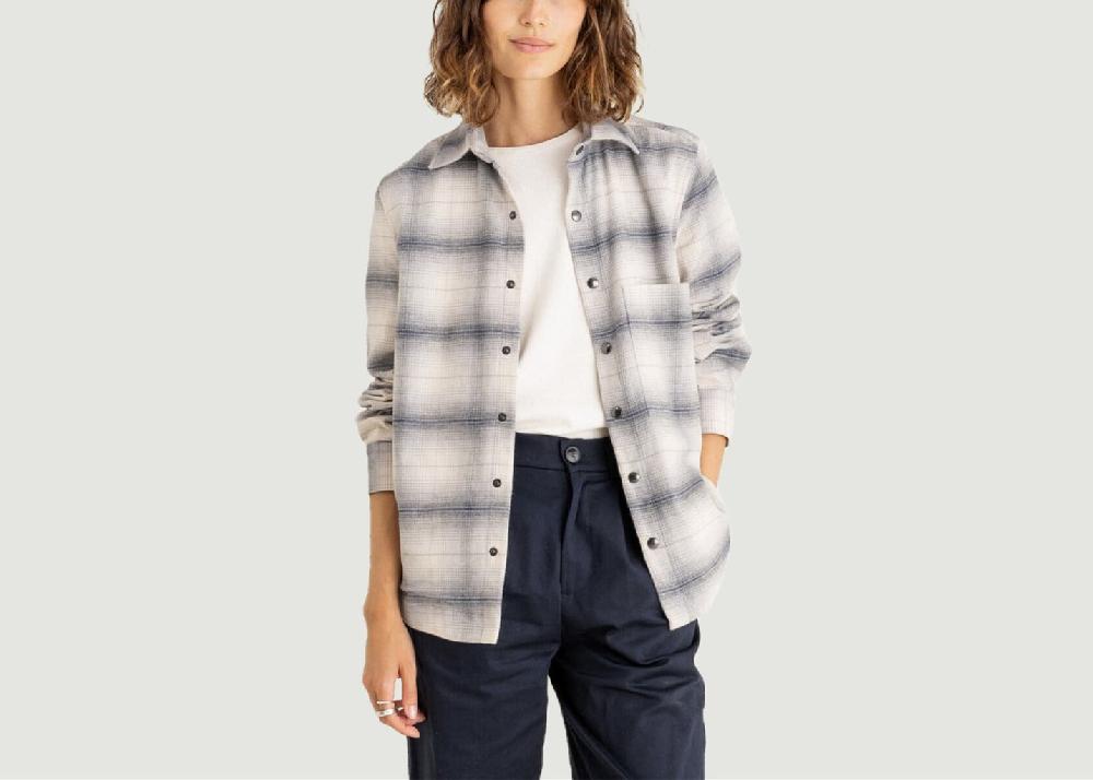 l'exception Sur chemise Leno Crème noyoco