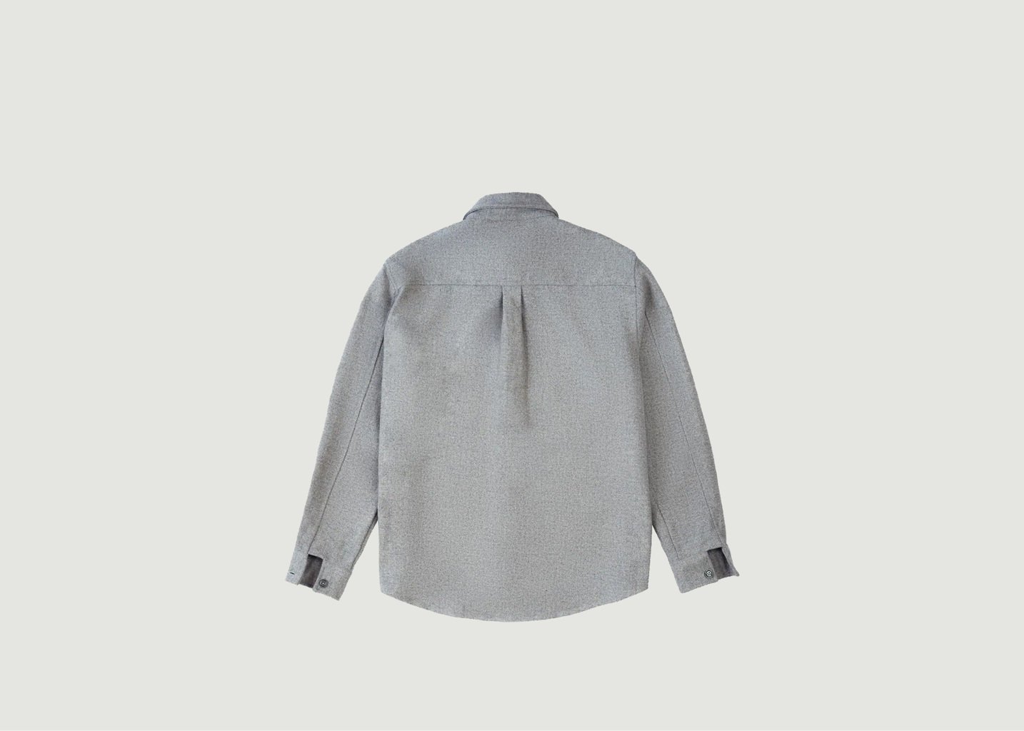 L'exception Surchemise Casual En Laine Gris Later