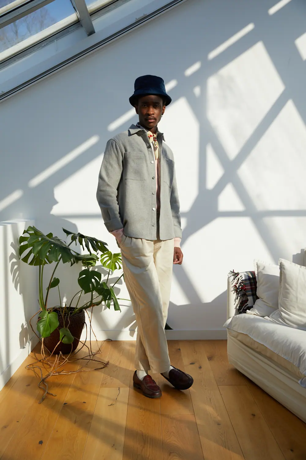 L'exception Surchemise Casual En Laine Gris Later
