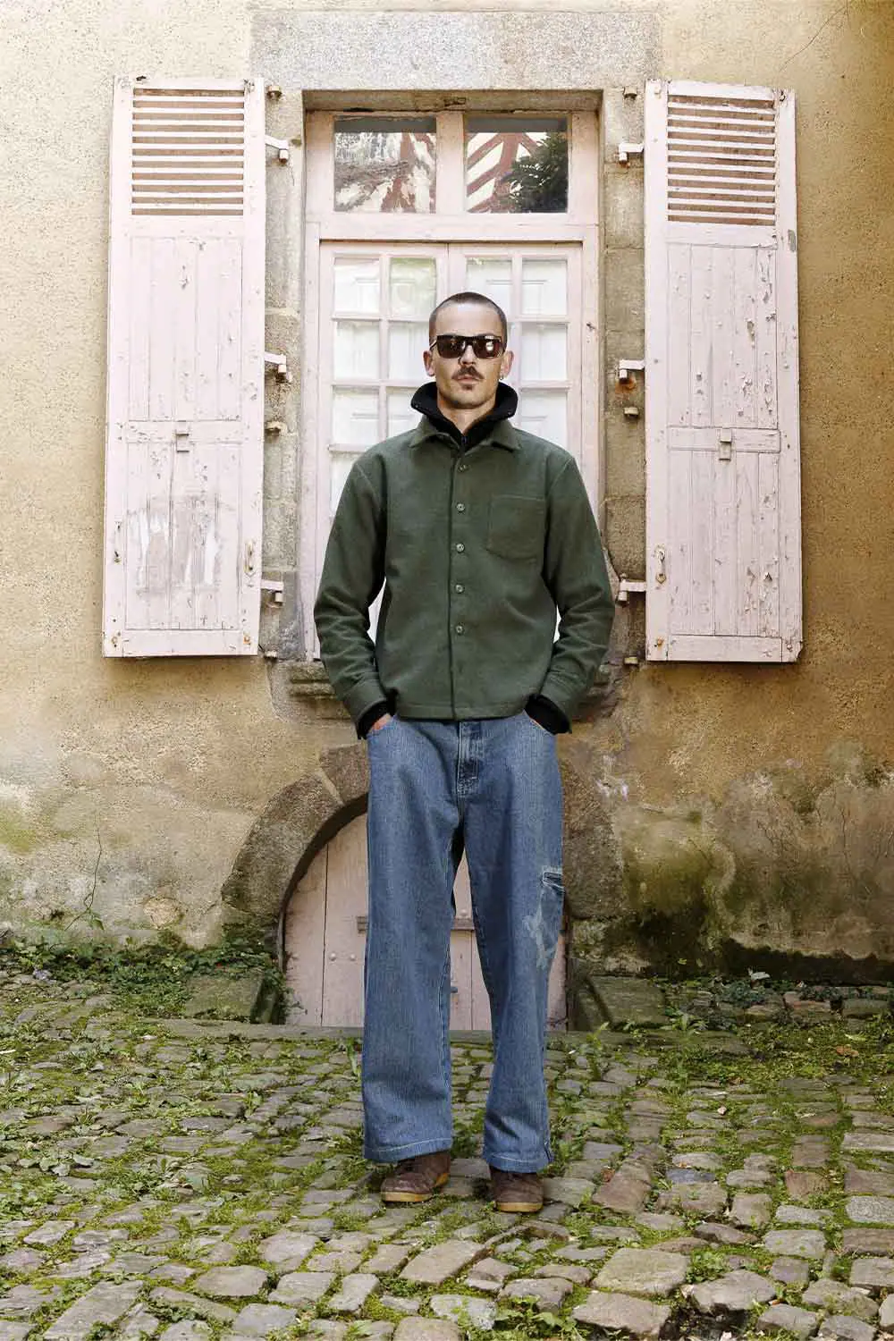 L'exception Surchemise En Laine Khaki Later