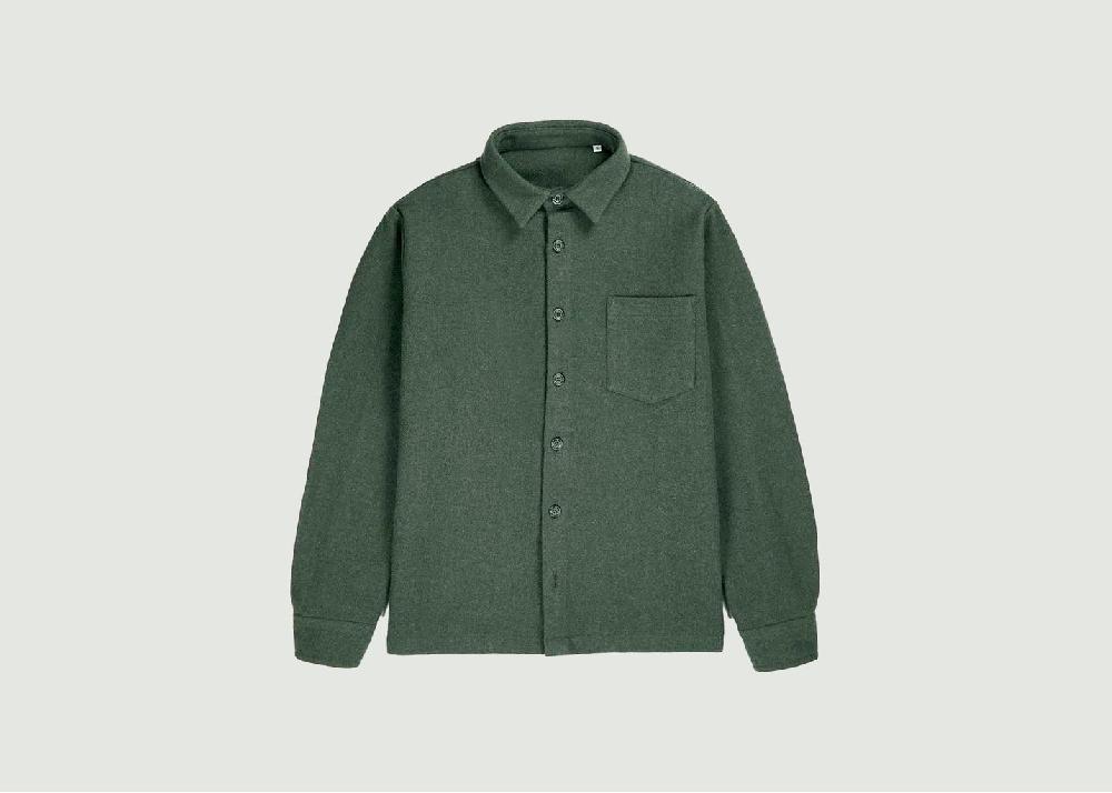 l'exception Surchemise En Laine Khaki Later