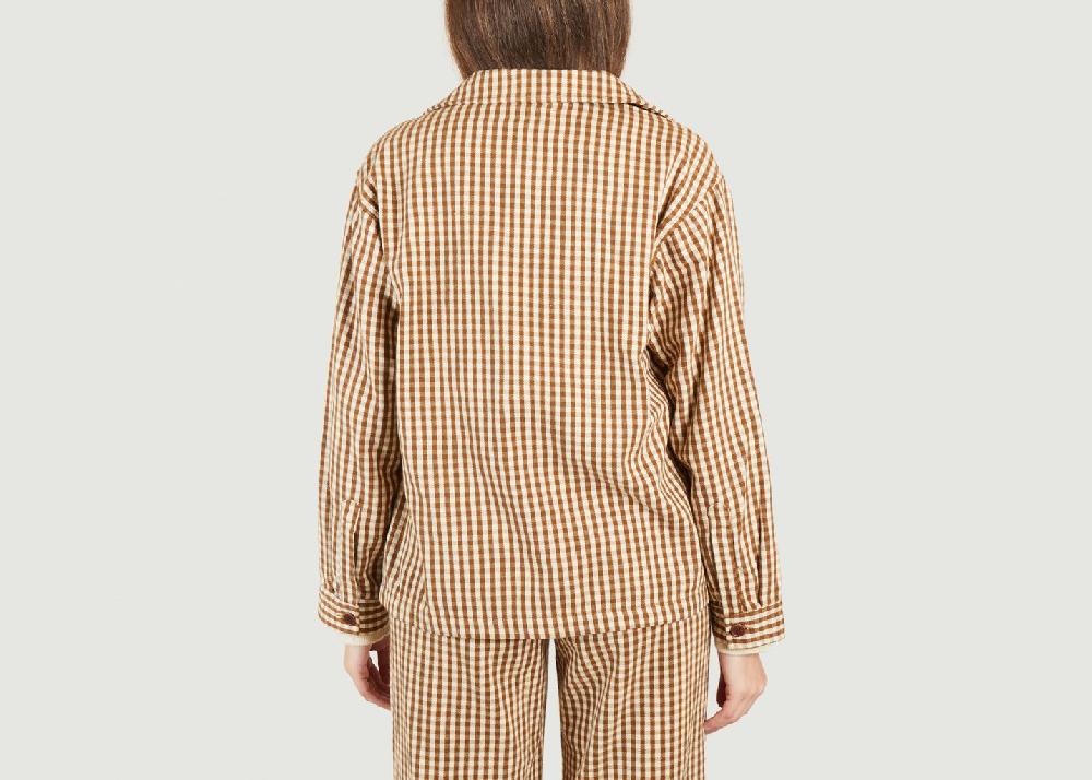 L'exception Surchemise Gingham Ocre Nudie Jeans