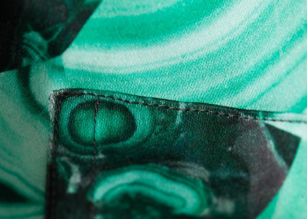 L'exception Surchemise Imprimée Vert AVOC