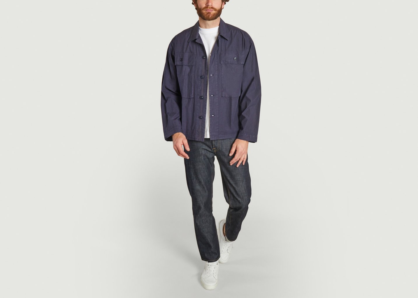 L'exception Surchemise Military Bleu Marine YMC