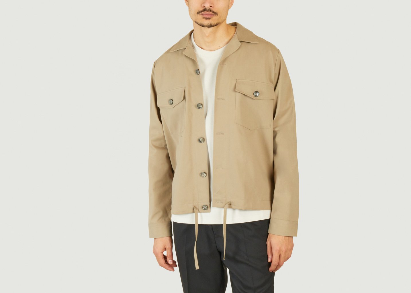 L'exception Surchemise Taupe AMI Paris