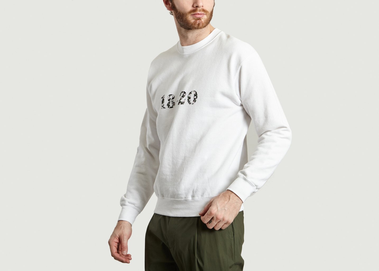 L'exception Sweat 1820 Blanc Ly Adams