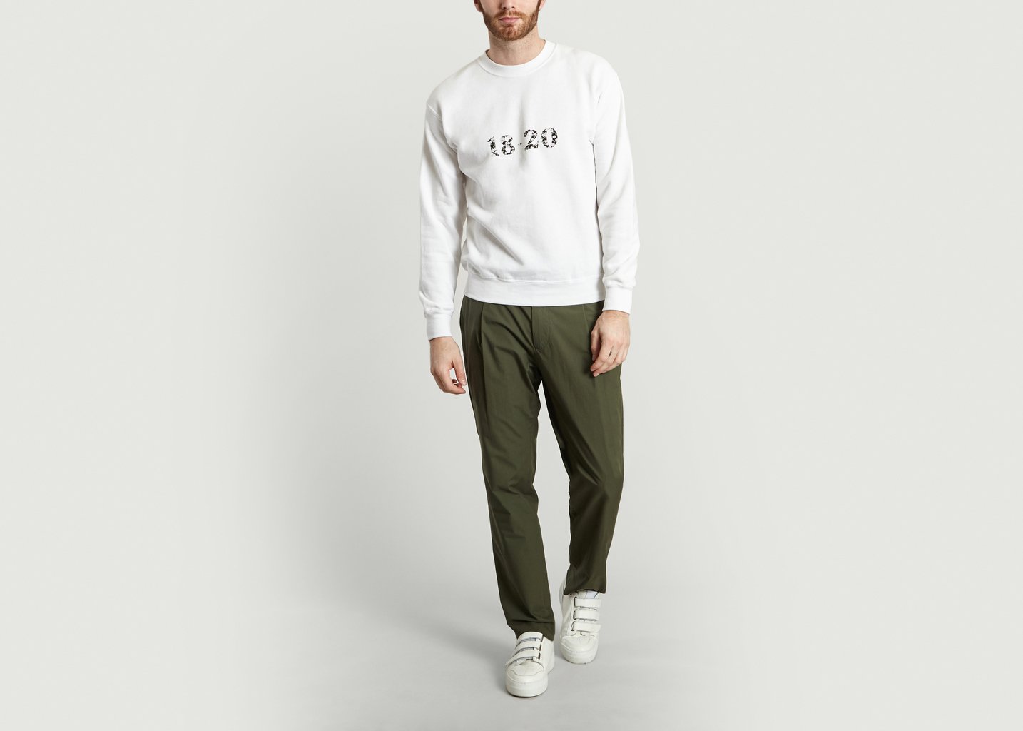 L'exception Sweat 1820 Blanc Ly Adams