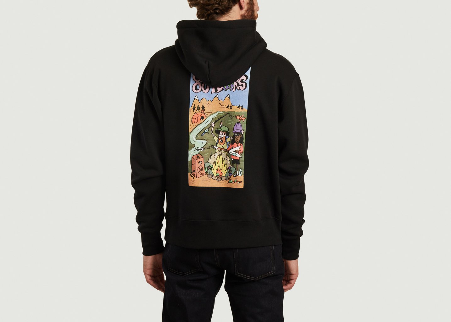 L'exception Sweat à Capuche Grand Air Noir Element