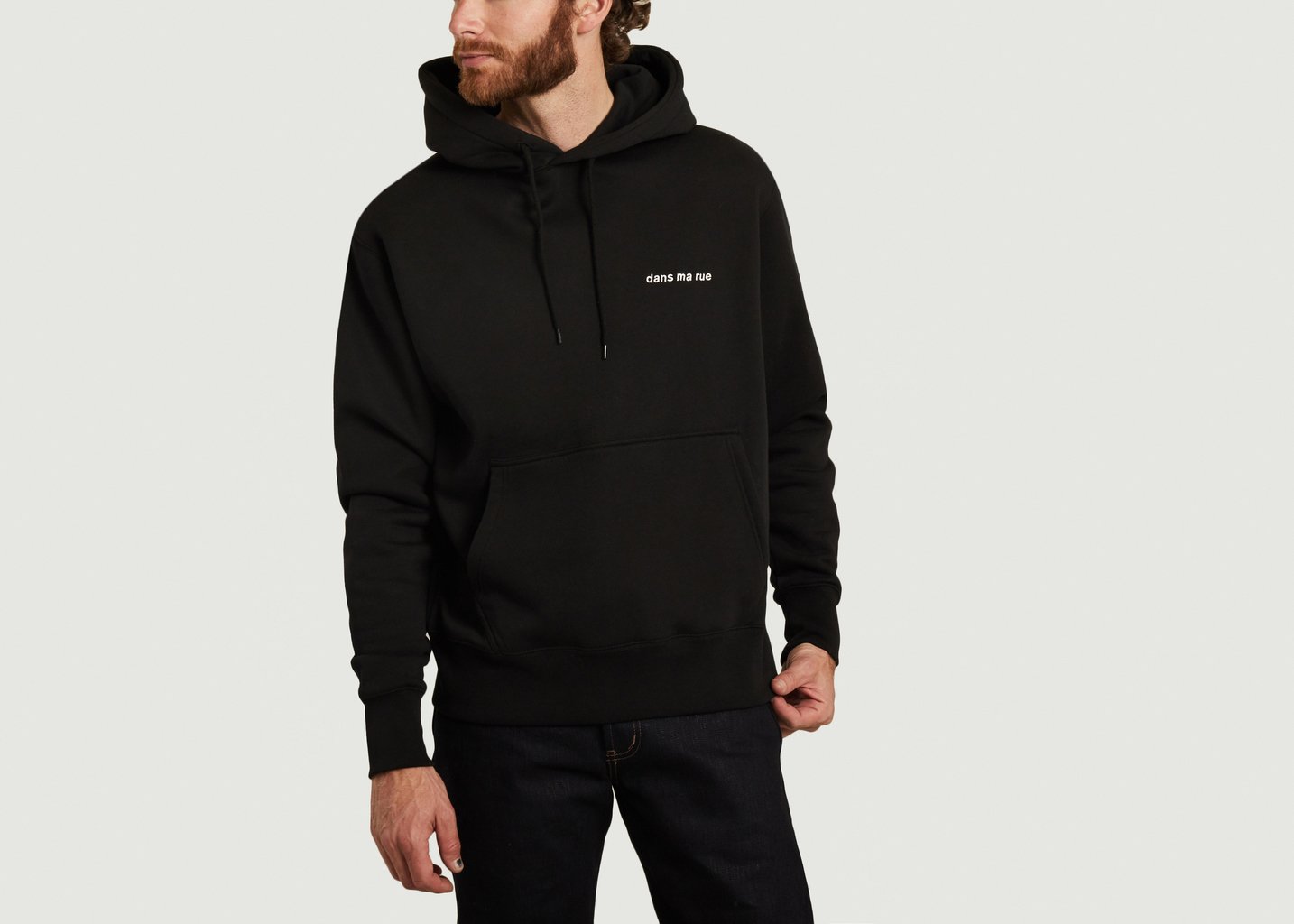 l'exception Sweat à capuche Grand air Noir Element