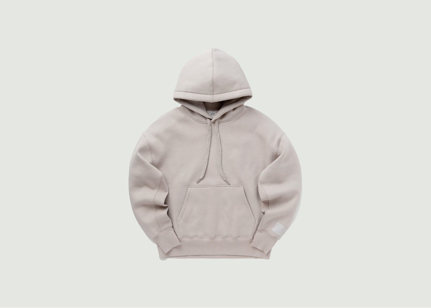 l'exception Sweat à capuche Gris Léger AMI Paris