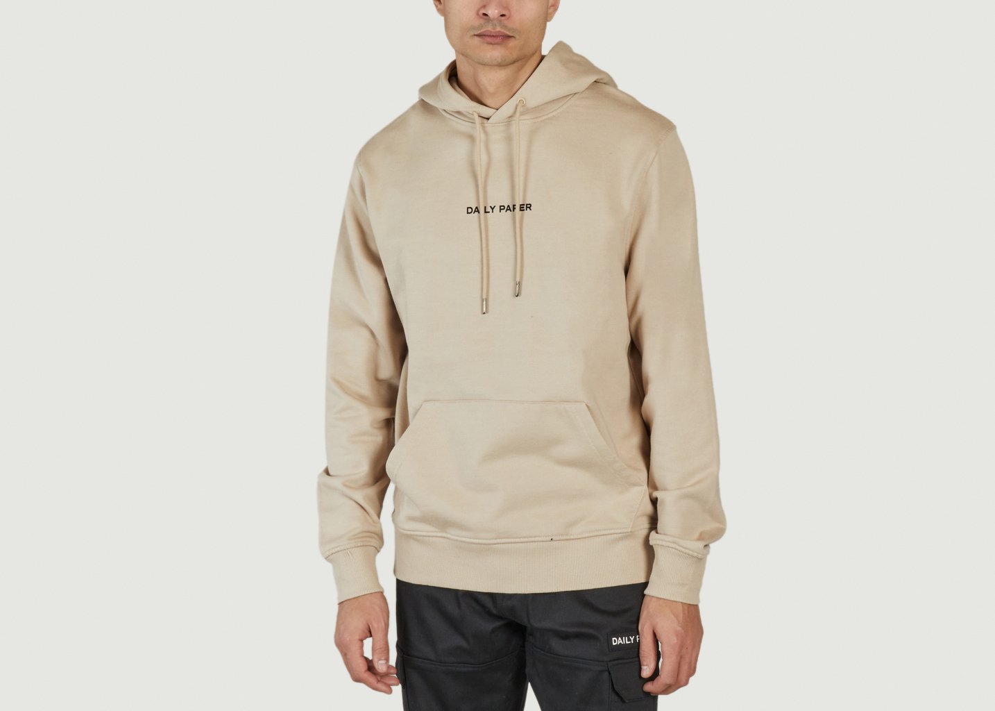 L'exception Sweat à Capuche Rudo Beige Daily Paper