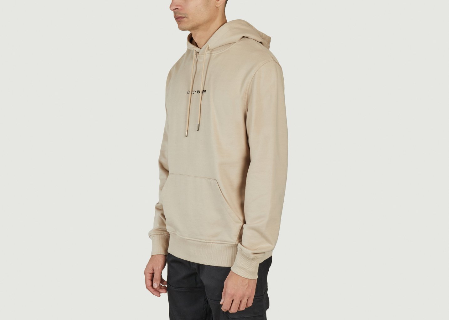 L'exception Sweat à Capuche Rudo Beige Daily Paper