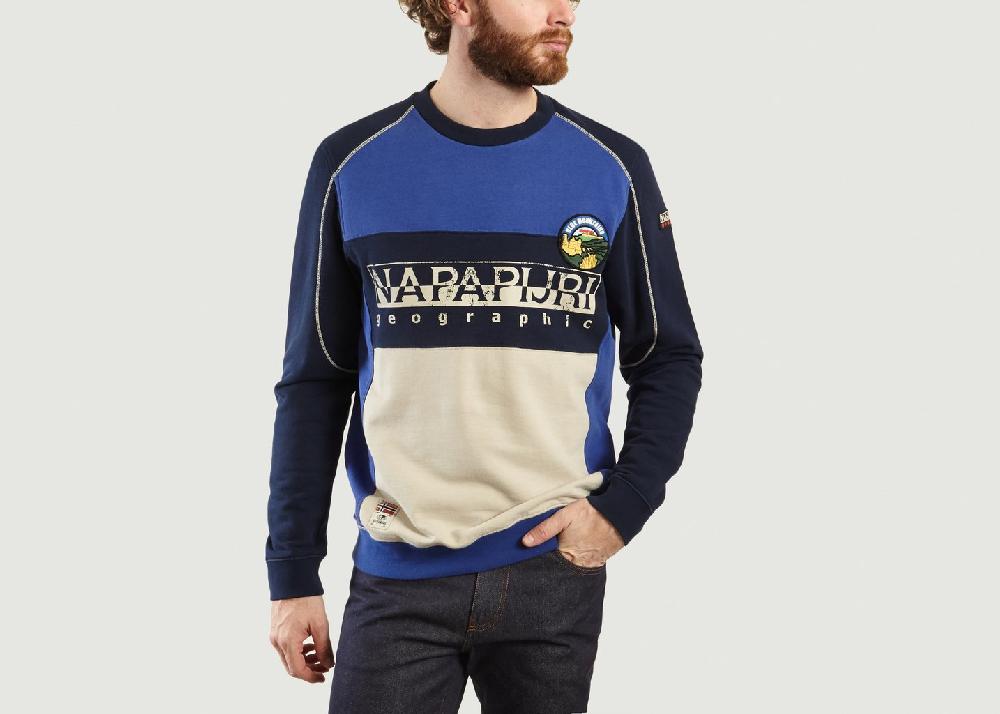 l'exception Sweat Bishop C Bleu Napapijri