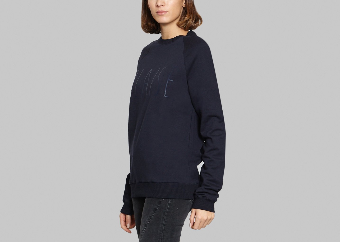 L'exception Sweat Blaise Bleu Marine Ville Lumière