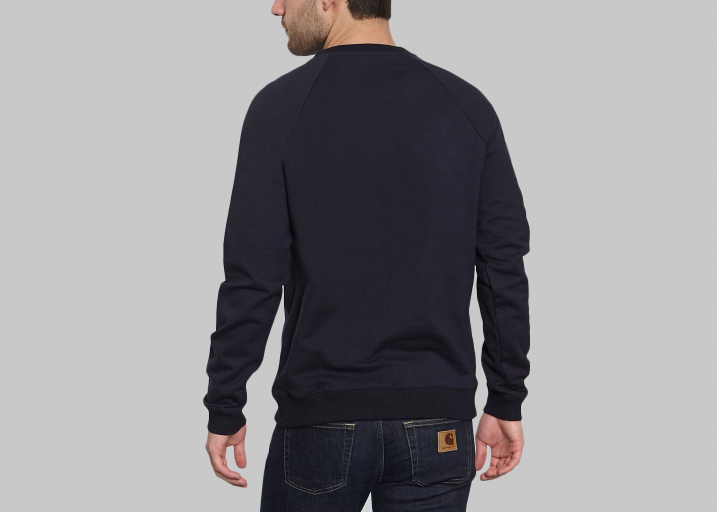 L'exception Sweat Blaise Bleu Marine Ville Lumière