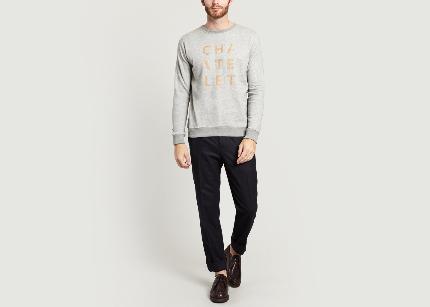 L'exception Sweat Chatelet Gris Basus