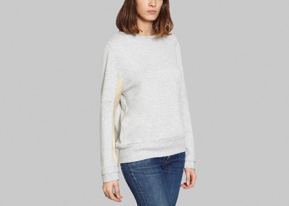 L'exception Sweat Clay Gris Margaux Lonnberg