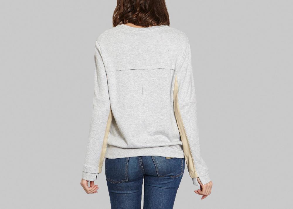 L'exception Sweat Clay Gris Margaux Lonnberg