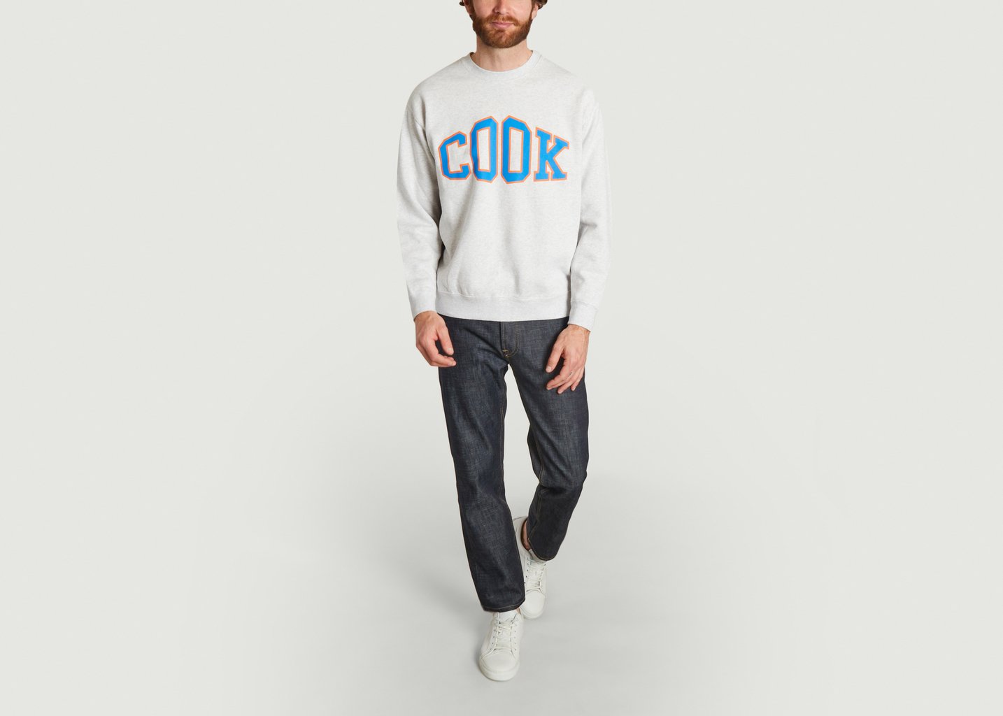 L'exception Sweat Club Gris Reception Clothing