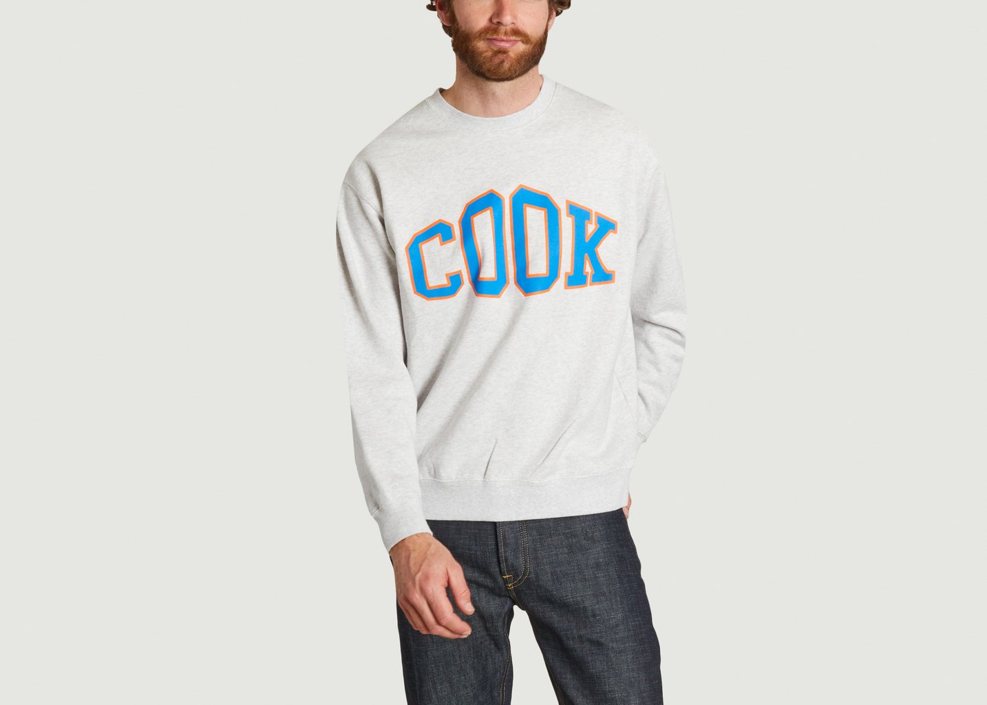 l'exception Sweat club Gris Reception Clothing