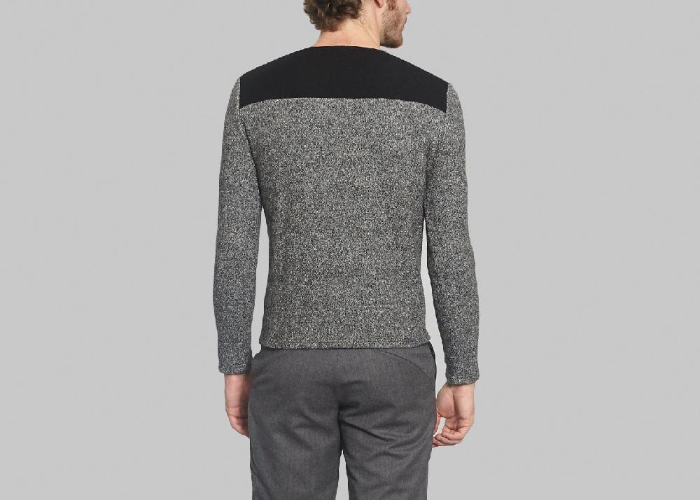 L'exception Sweat Dandy Gris Sébastien Blondin