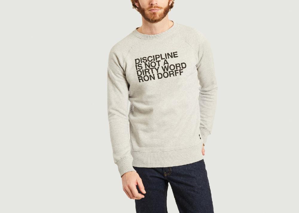 L'exception Sweat Discipline Gris Ron Dorff