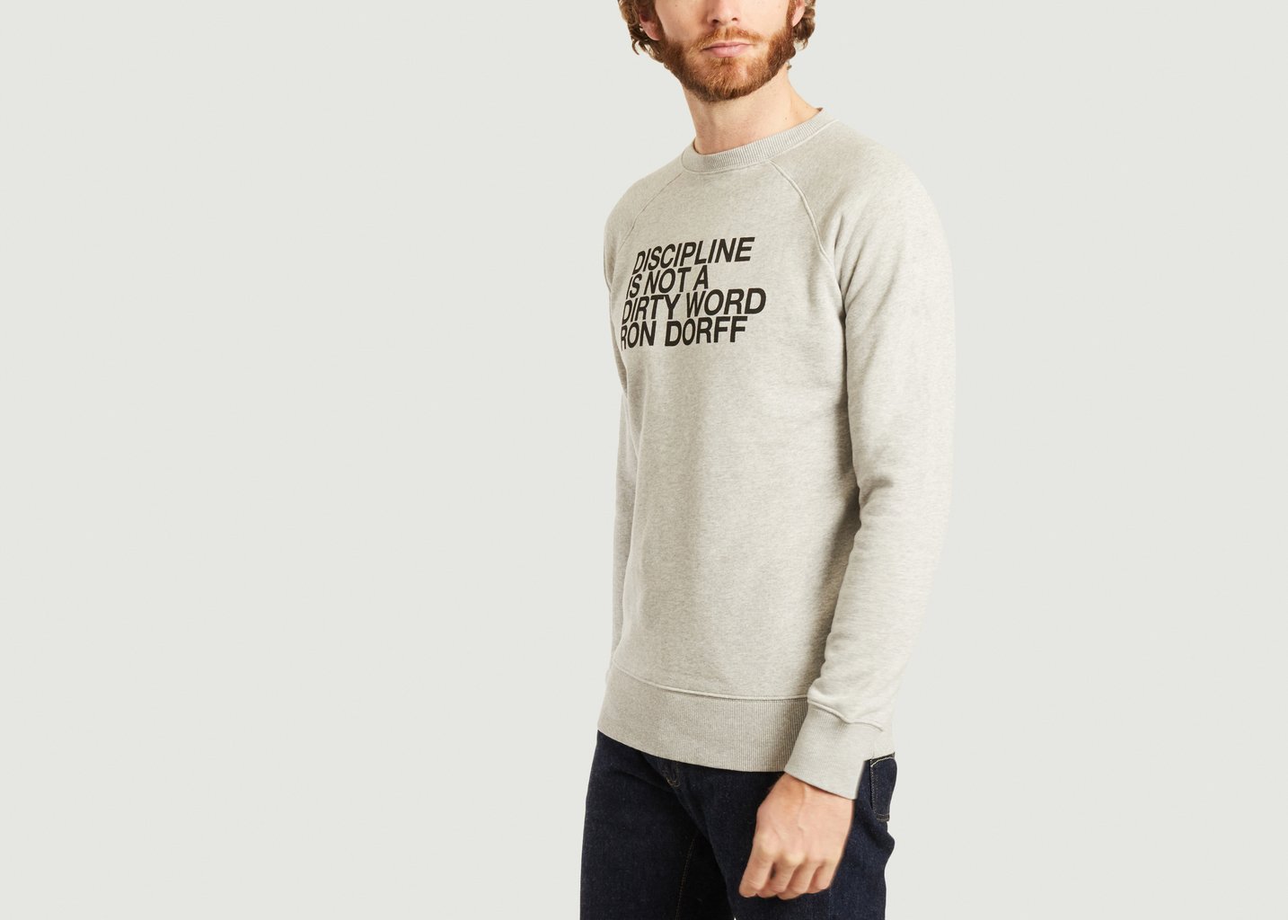 L'exception Sweat Discipline Gris Ron Dorff