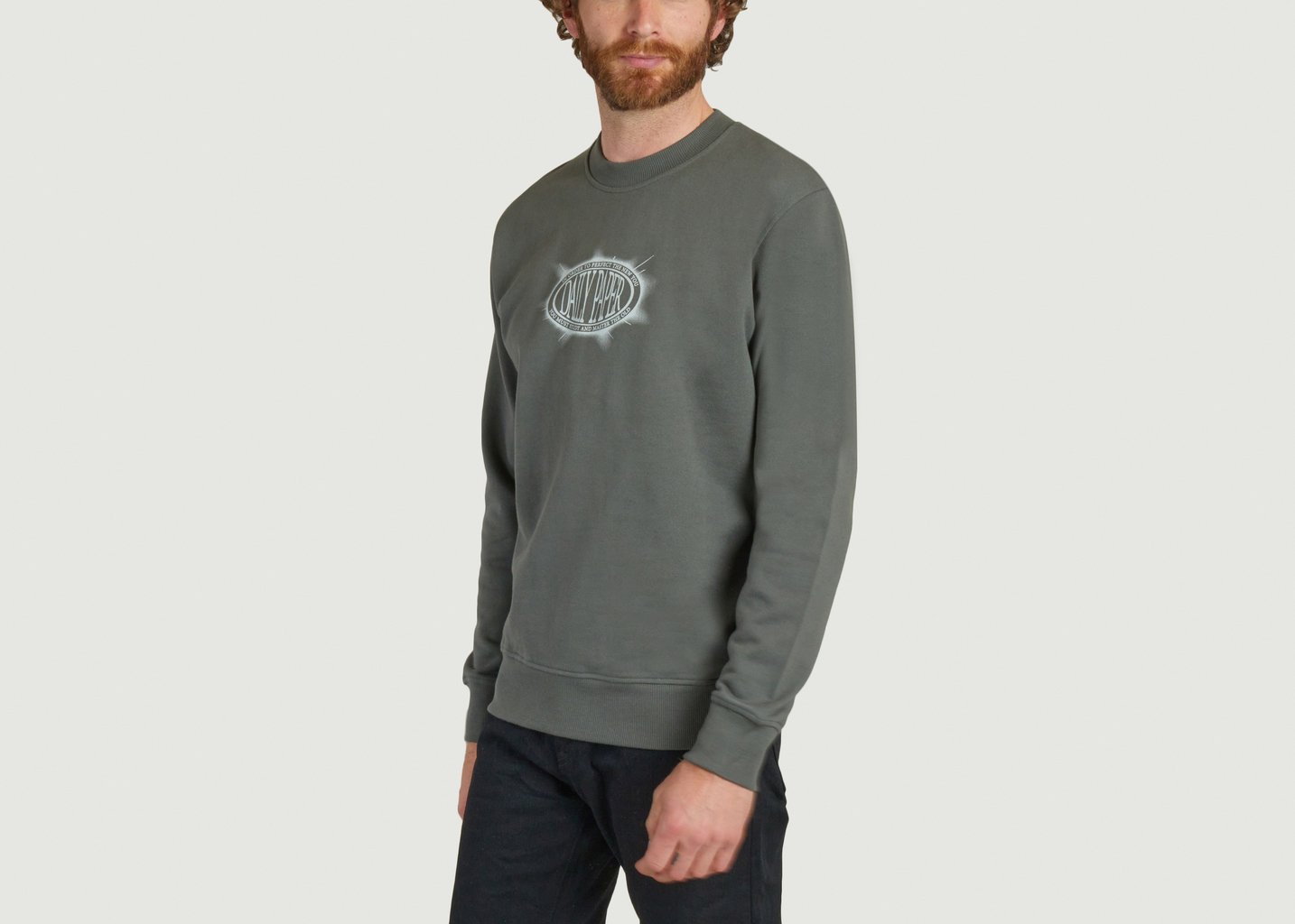 L'exception Sweat Glow Vert Bouteille Daily Paper