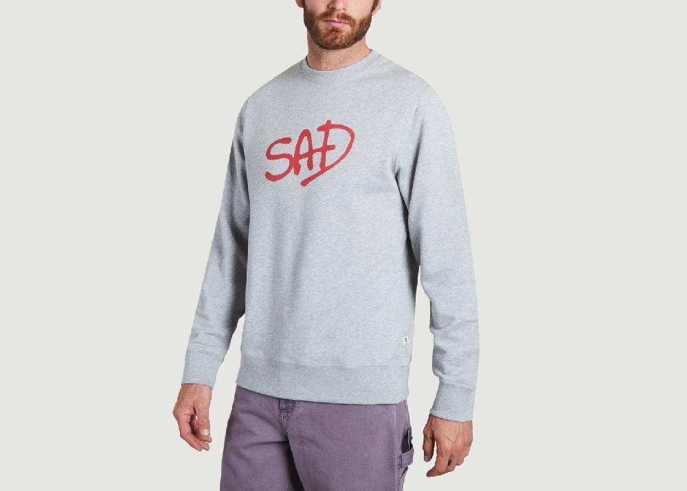L'exception Sweat Hugh MJ Gris Wood Wood