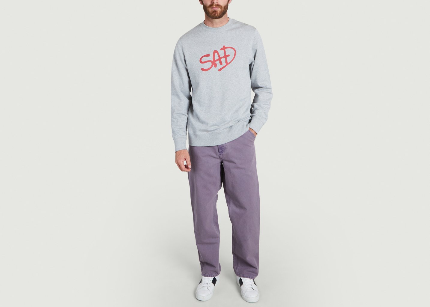 L'exception Sweat Hugh MJ Gris Wood Wood