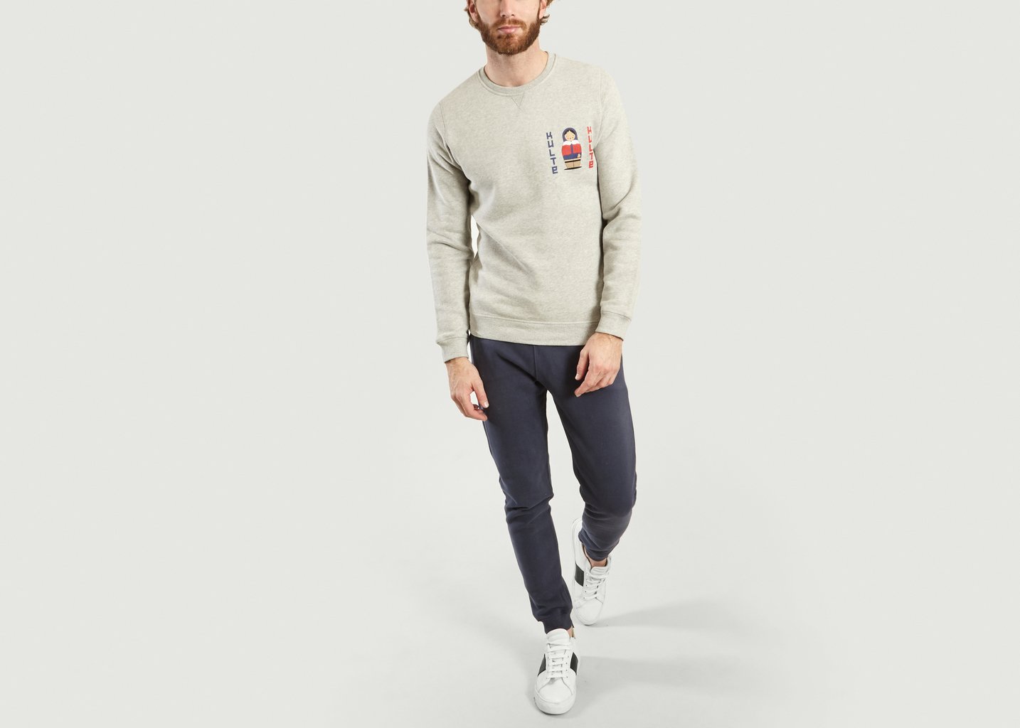 L'exception Sweat Imprimé Russia Gris Kulte