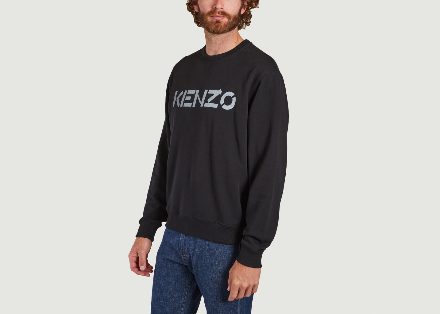 L'exception Sweat Kenzo Logo Beige Kenzo