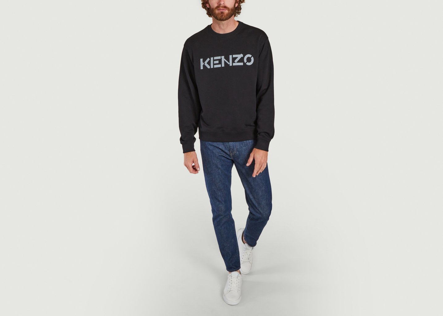 L'exception Sweat Kenzo Logo Beige Kenzo