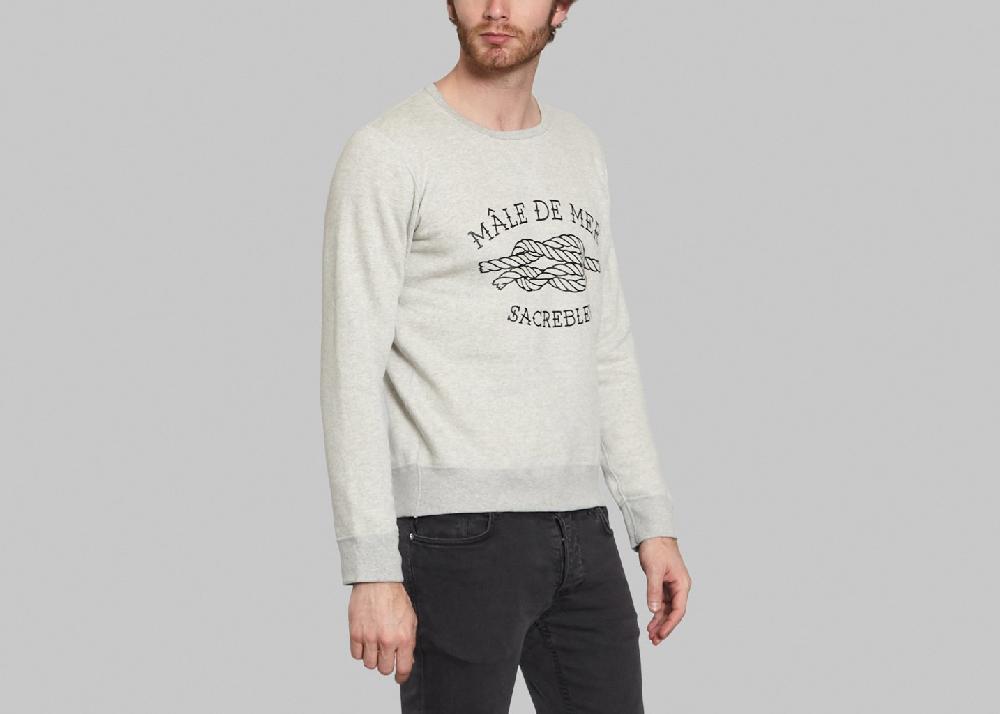 L'exception Sweat Mâle De Mer Ivoire Sacrebleu
