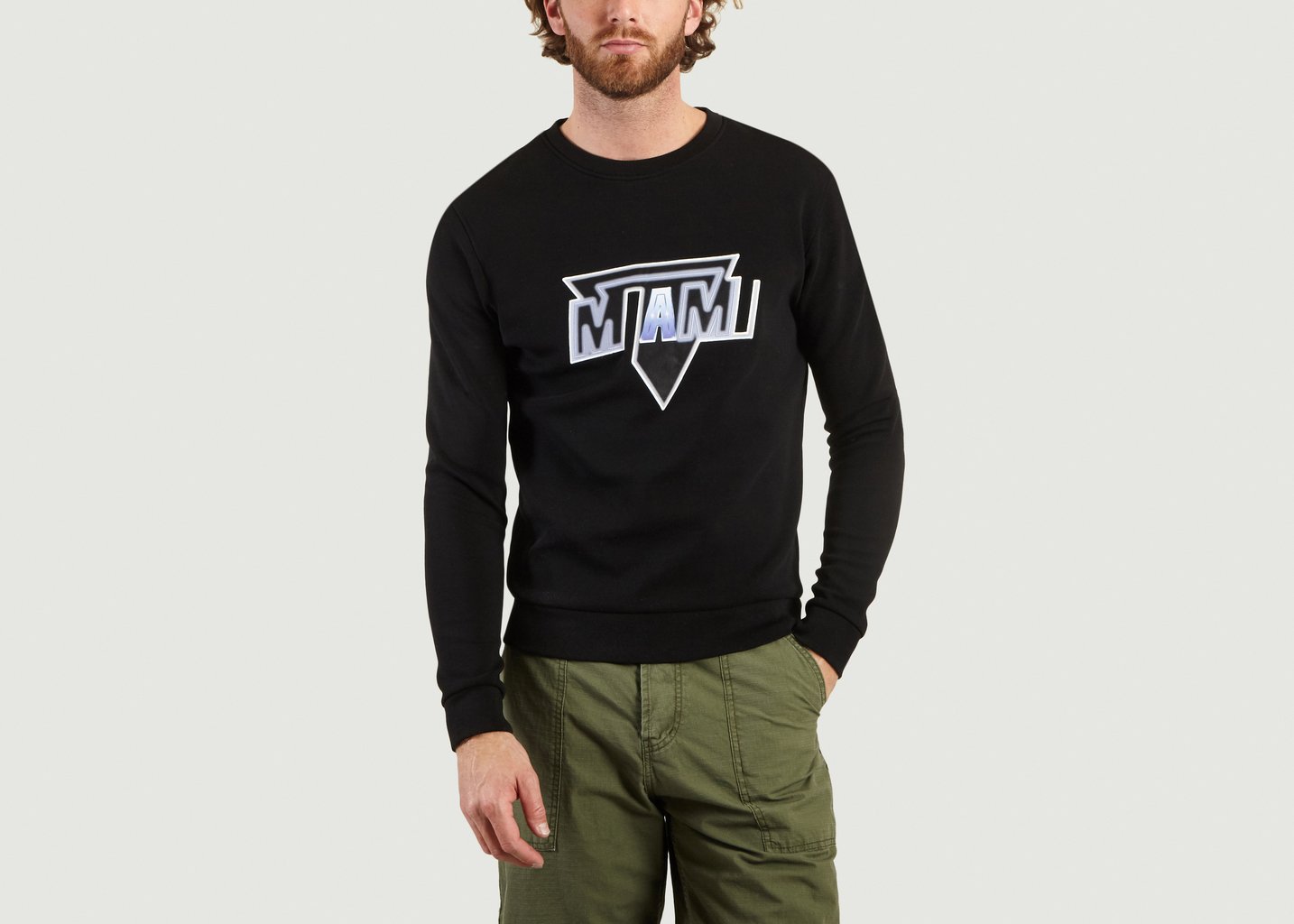 l'exception Sweat Miami Noir M.X Maxime Simoëns