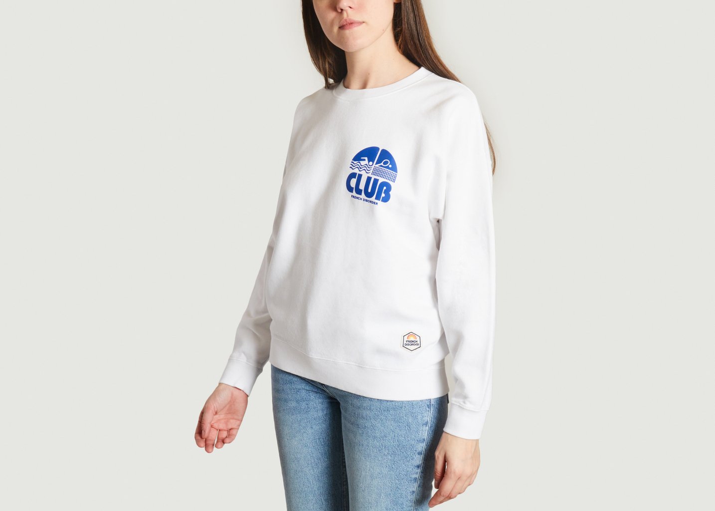 L'exception Sweat Rosie Club Blanc French Disorder