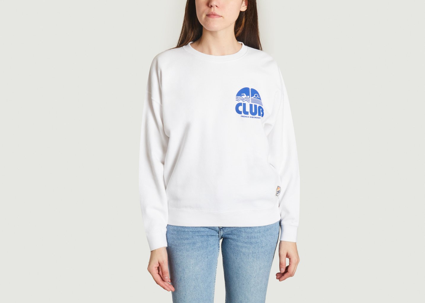 l'exception Sweat Rosie Club Blanc French Disorder